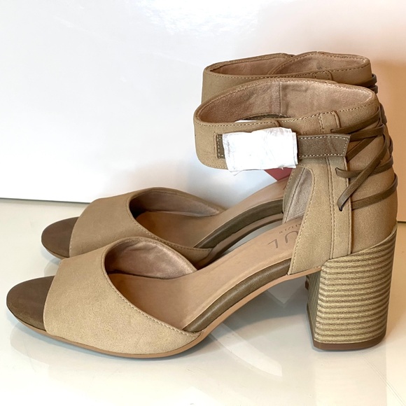 Soul Naturalizer Faux Suede Comfort Heel Sandals Size 9.5M NEW - Picture 4 of 16